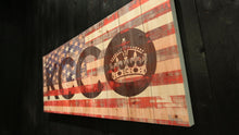 Load image into Gallery viewer, KCCO American Flag Wood Art