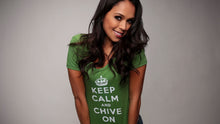 Load image into Gallery viewer, Keep Calm and Chive On Tee