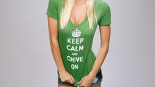 Load image into Gallery viewer, Keep Calm and Chive On Tee