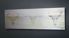 Load image into Gallery viewer, Three Skulls Metal Art
