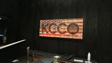 Load image into Gallery viewer, KCCO American Flag Wood Art
