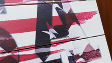 Load image into Gallery viewer, USA Painting Print on White Wood
