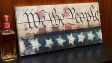 Load image into Gallery viewer, We The People Wood Art
